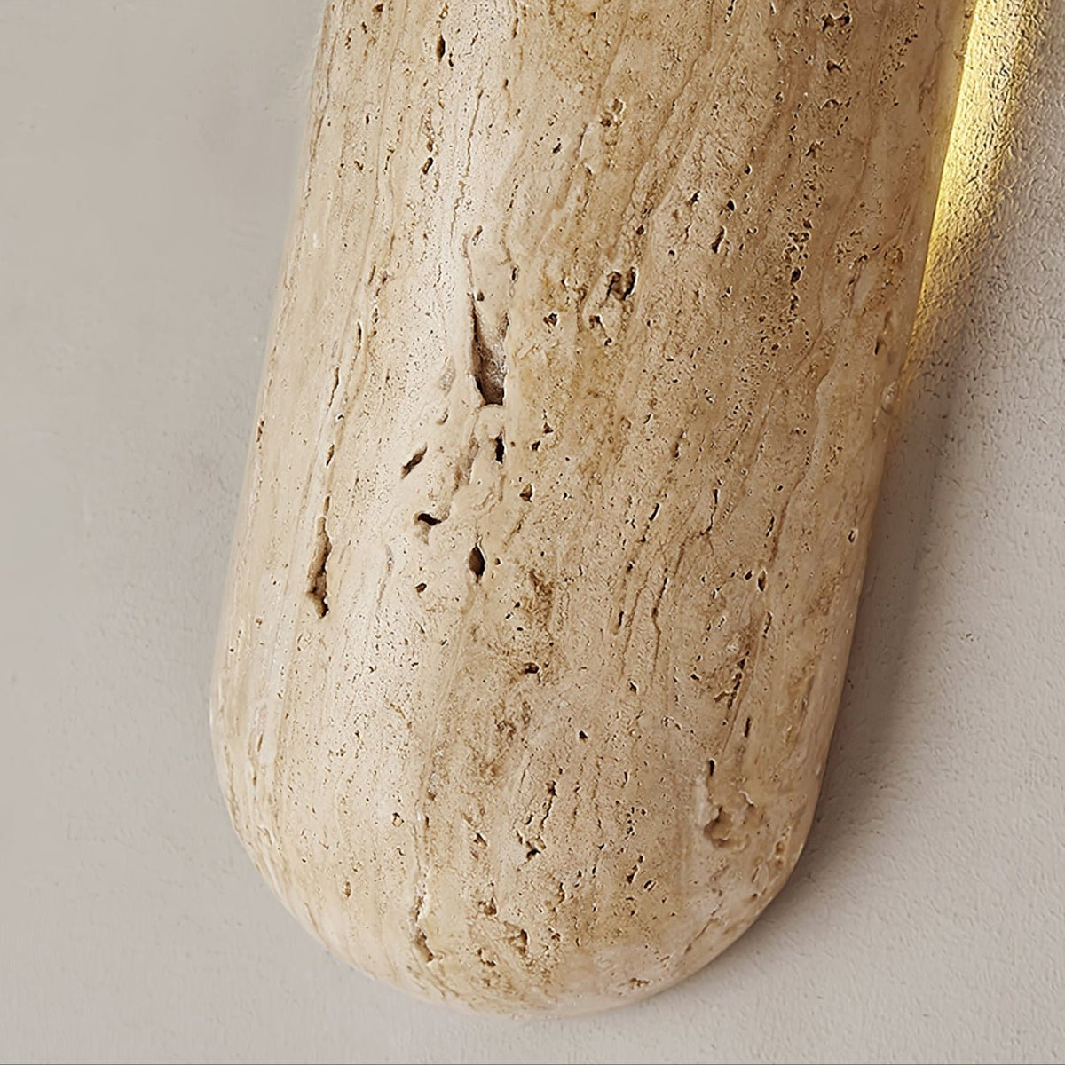 Norerette Rustic Travertine Wall Light