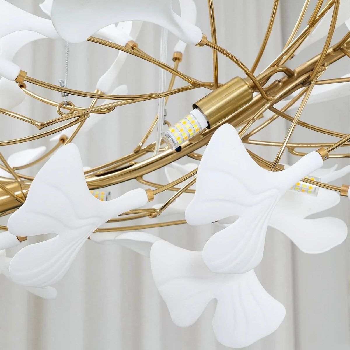 Olivia Luxury Chandelier Ceramics Living Room U Arc Shape