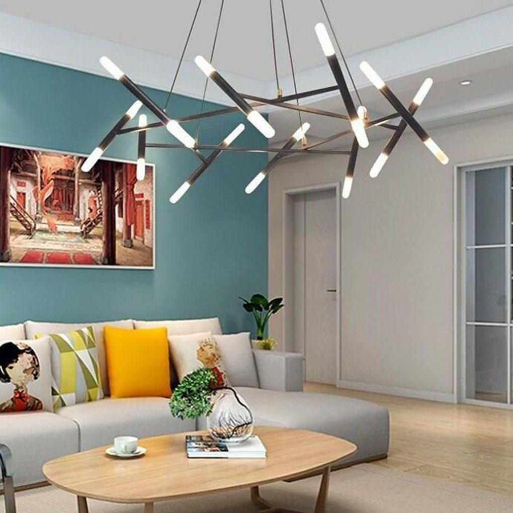 Creative Metal Design 16-Lights LED Industrial Chandeliers Hanging Lamp - Lamp Outdoor