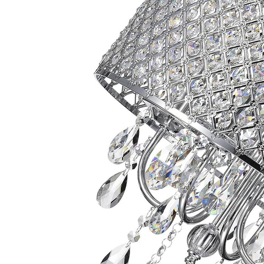 Electroplated Metal Crystal LED Country Chandeliers Kitchen Pendant Light - Lamp Outdoor