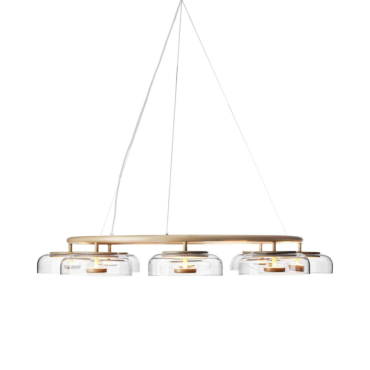 Aethera Circular Glass Chandelier