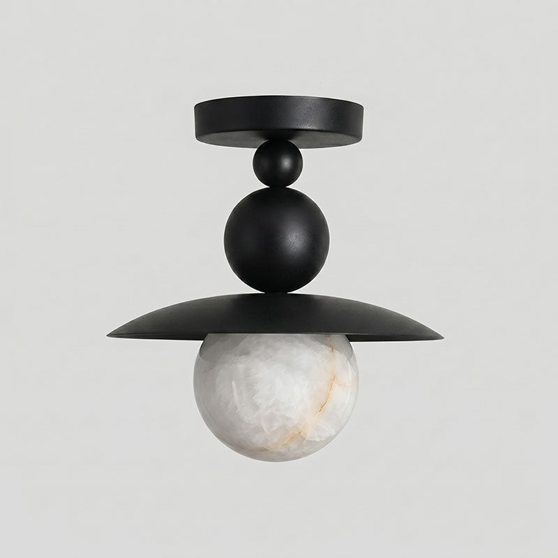 Bueva Alabaster Flush Mount Ceiling Light