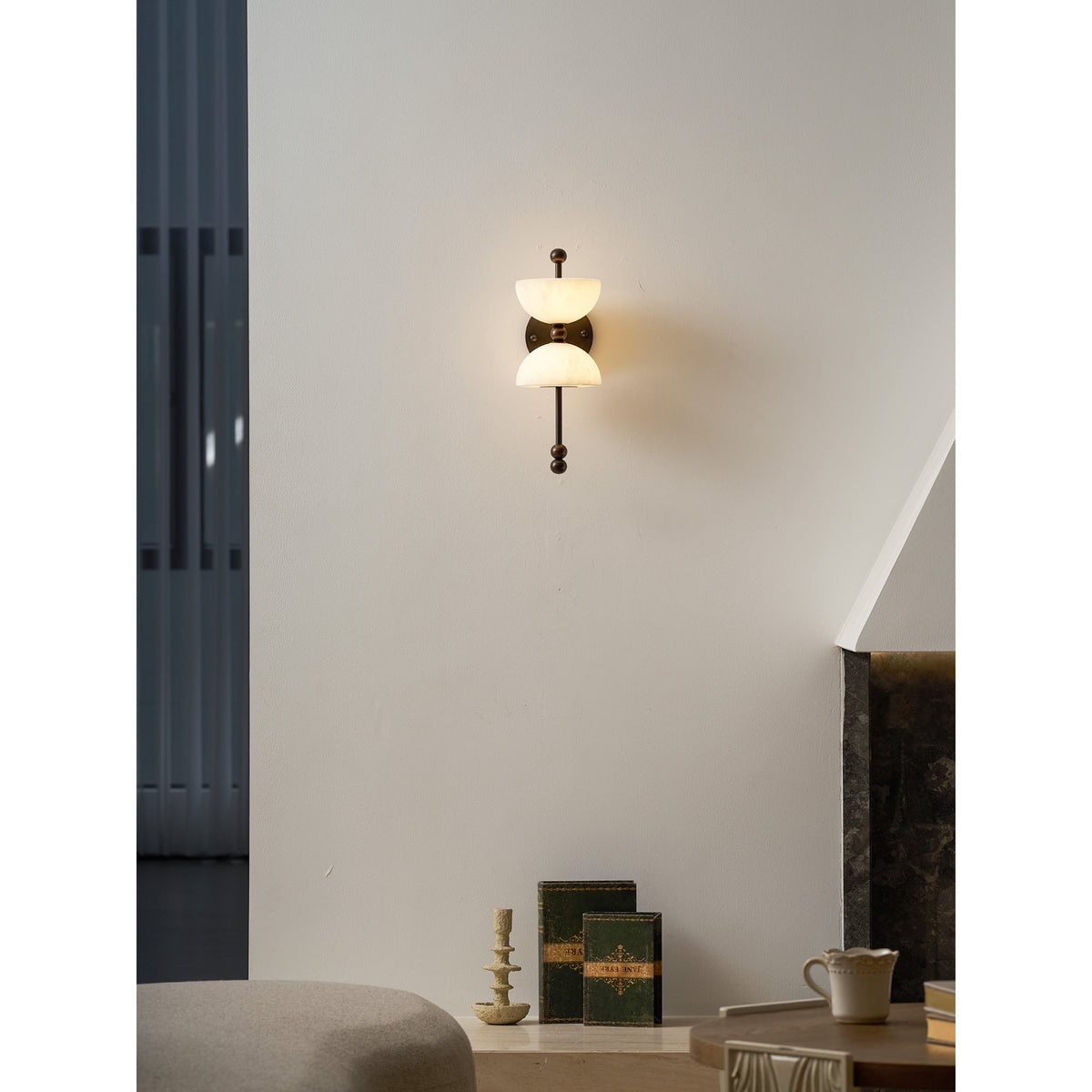 Nazo Alabaster Indoor Wall Light