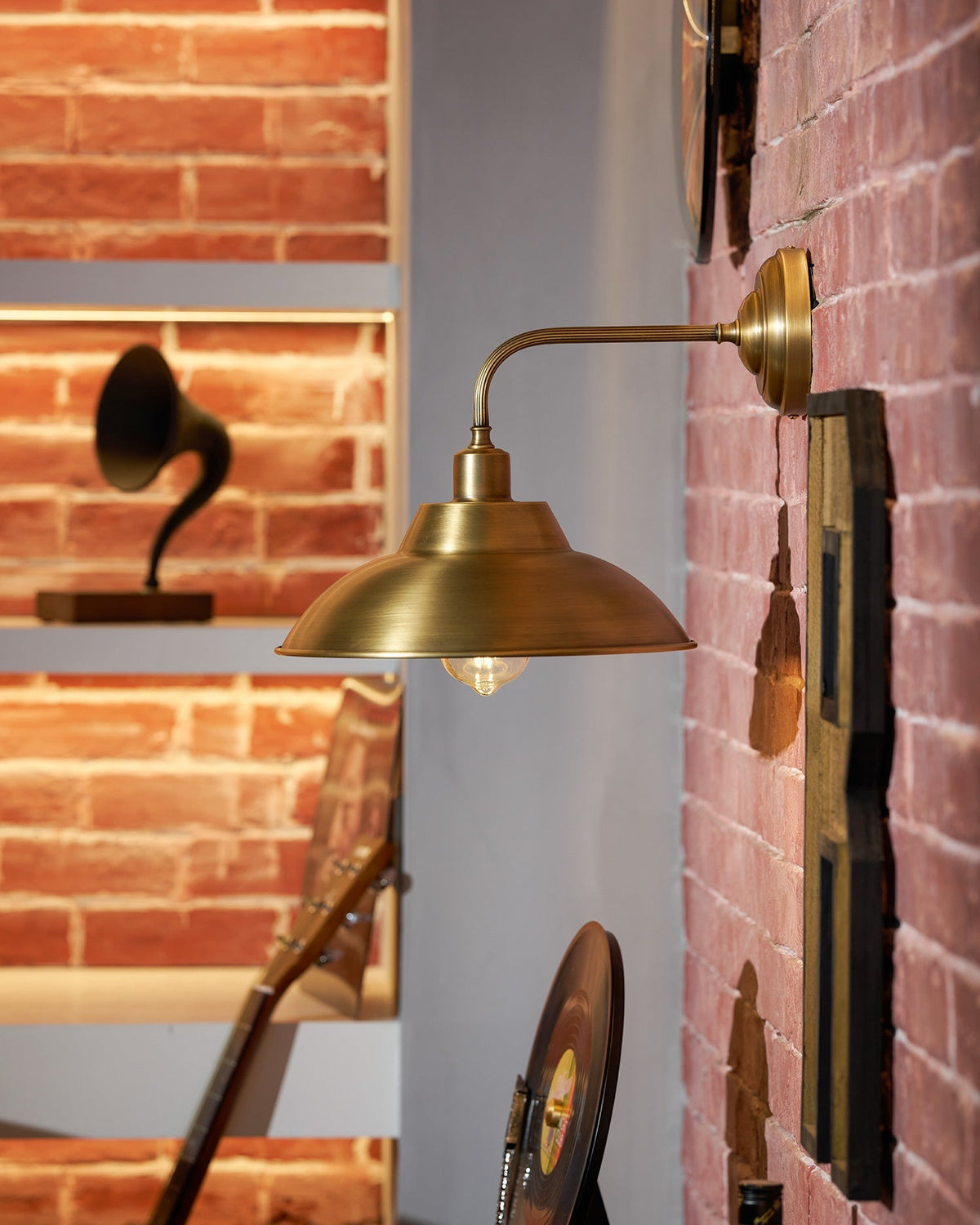 Emyel Brass Indoor Wall Light