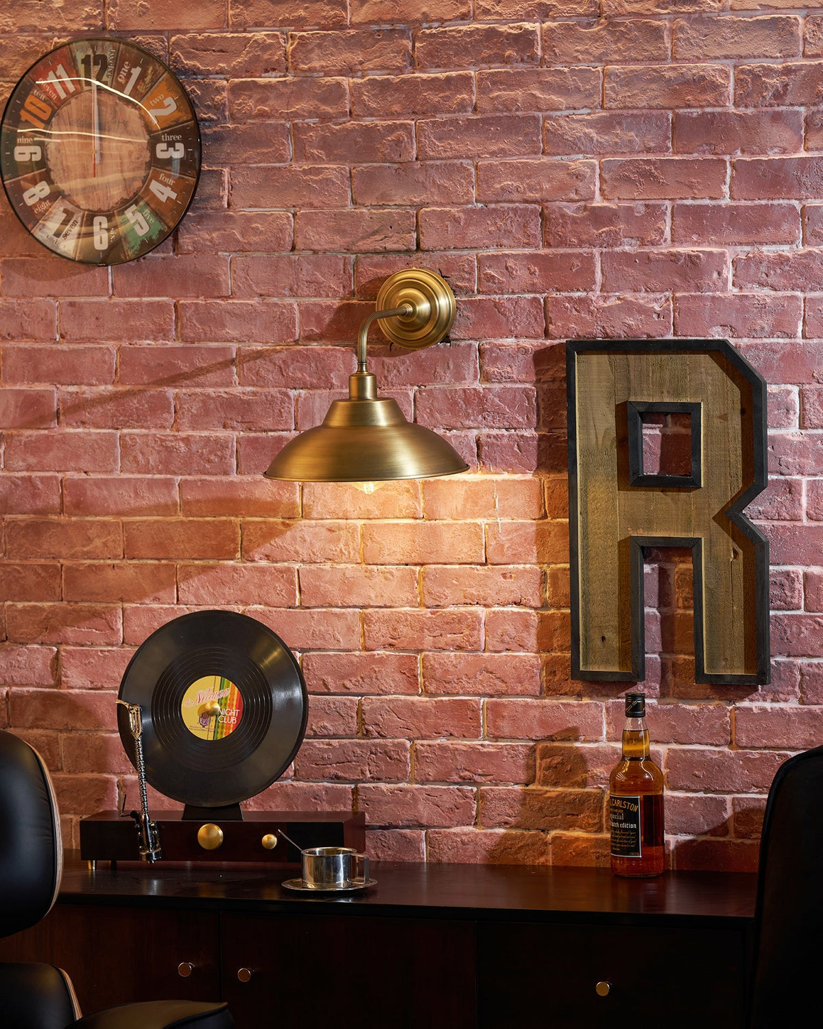 Emyel Brass Indoor Wall Light
