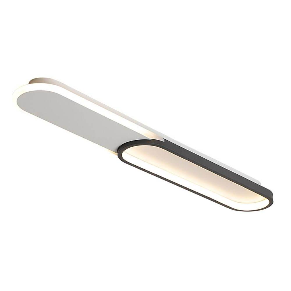 2 Rectangle Flush Mount Ceiling Light Minimalist LED Light - Lamp Outdoor