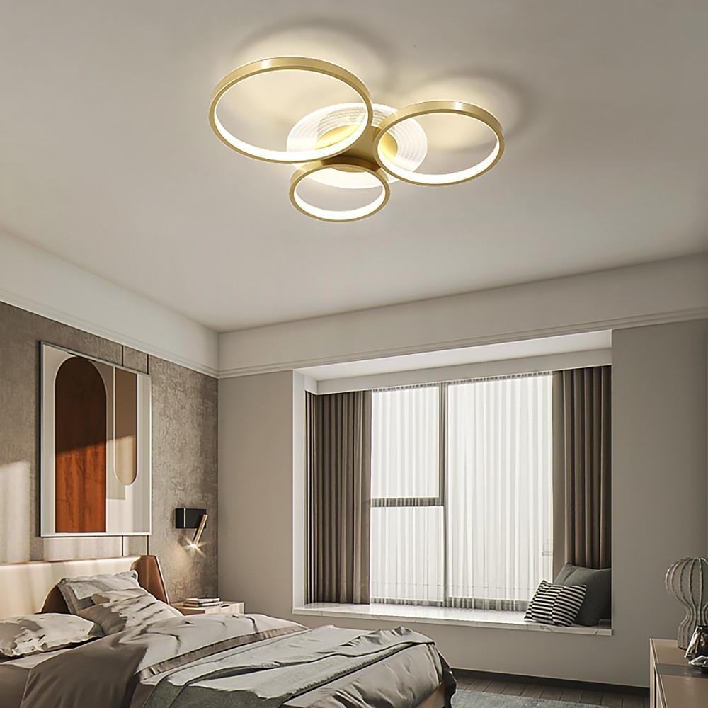 Circles LED Nordic Ceiling Lights Flush Mount Lighting Ceiling Lamp - Lamp Outdoor