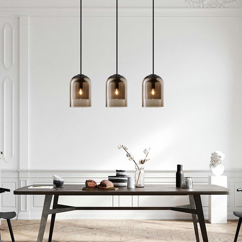 Nordic Glass Metal Industrial Pendant Light for Living Room Ceiling Light - Lamp Outdoor