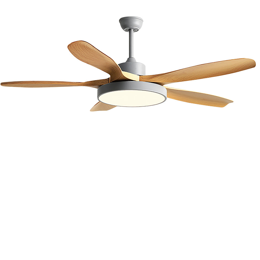 60 Inch Ceiling Fan with Lights and Remote Control Nordic Ceiling Fan Lamp with Silent Inverter - Lamp Outdoor