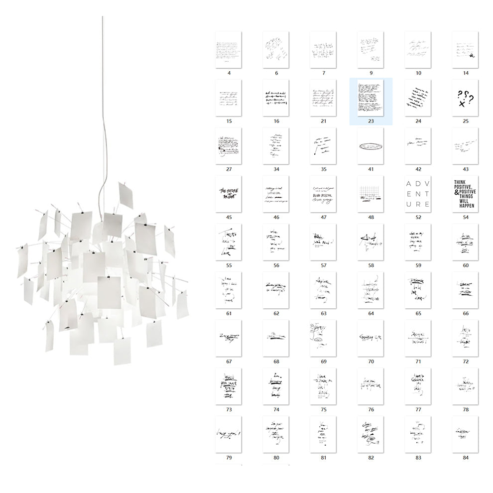 Luninena Paper Chandelier