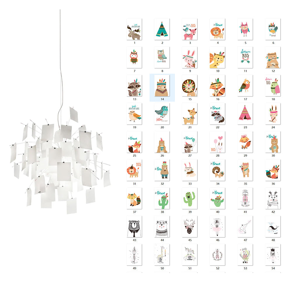 Luninena Paper Chandelier