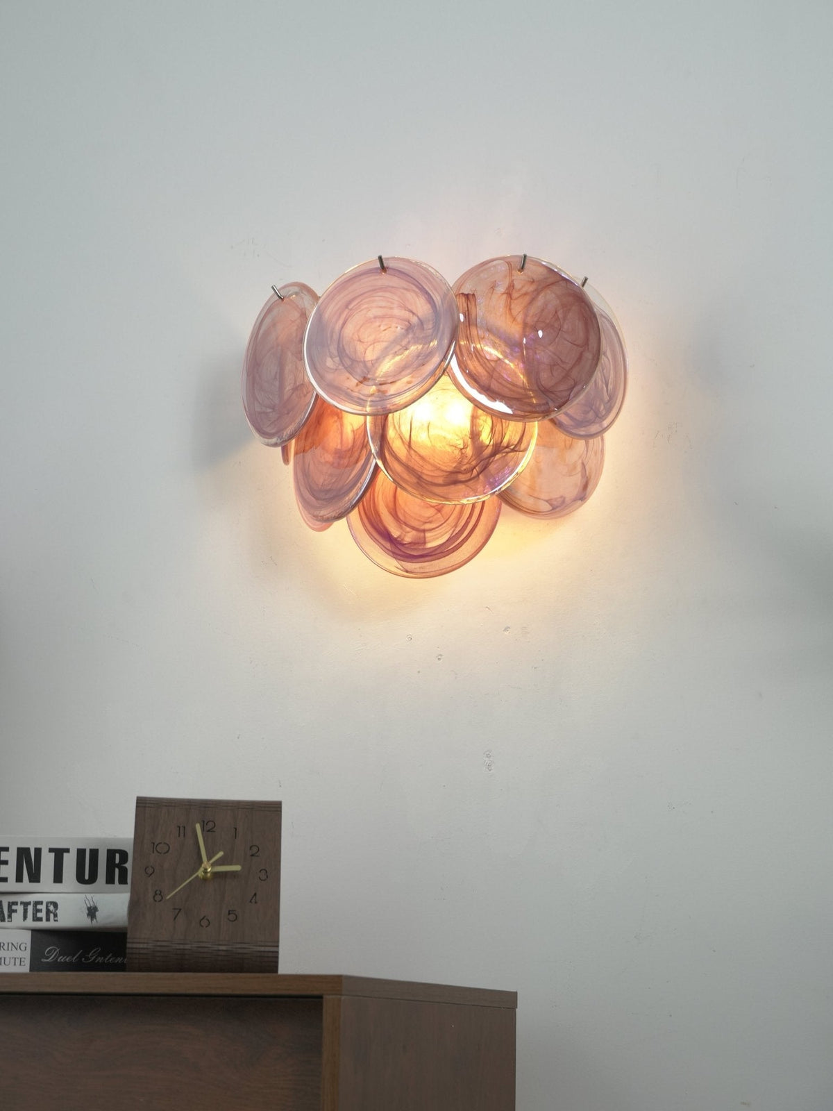 Gajin Disc Glass Indoor Wall Light