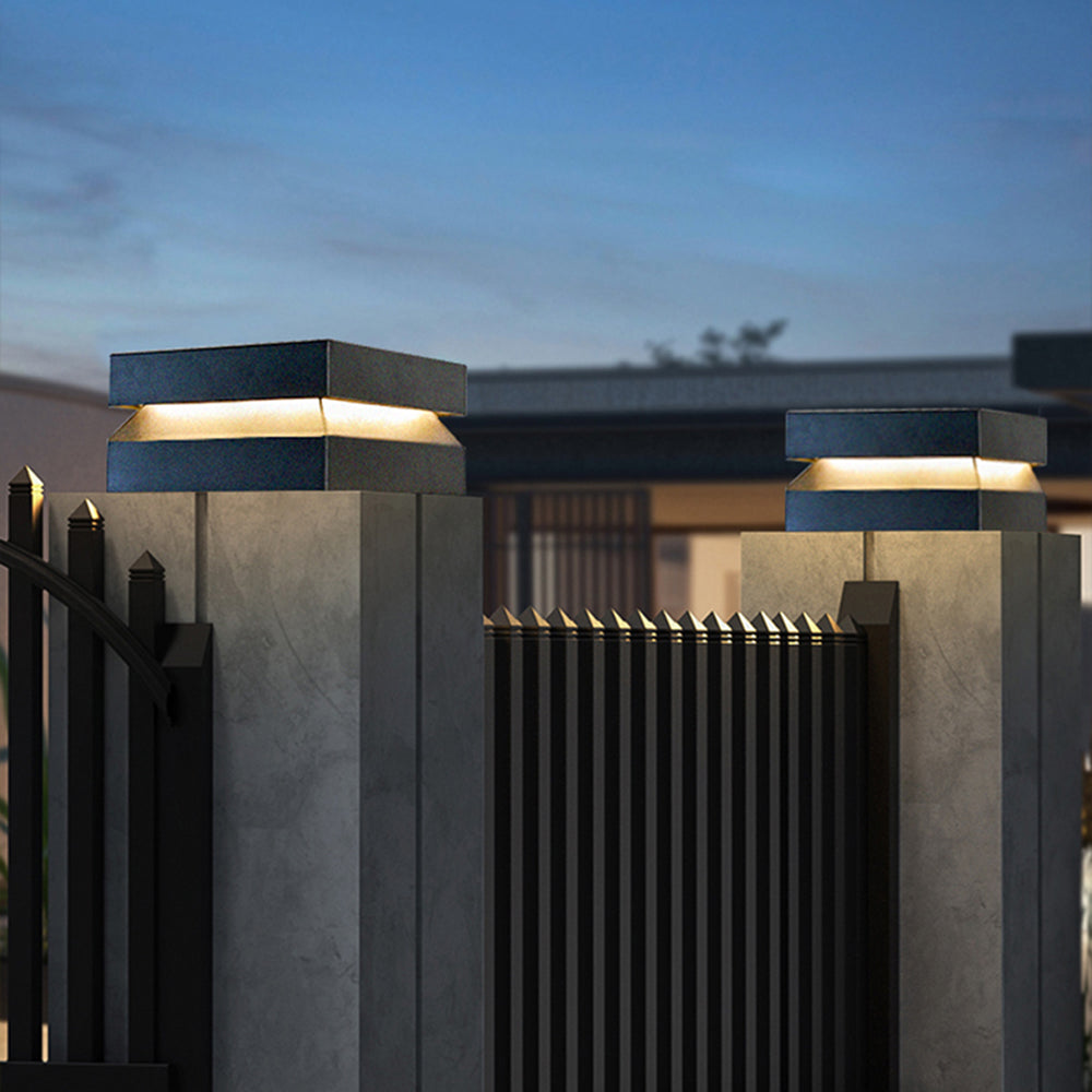 Ray Modern Concave Metal Outdoor Lamps Solar - Lamp Outdoor