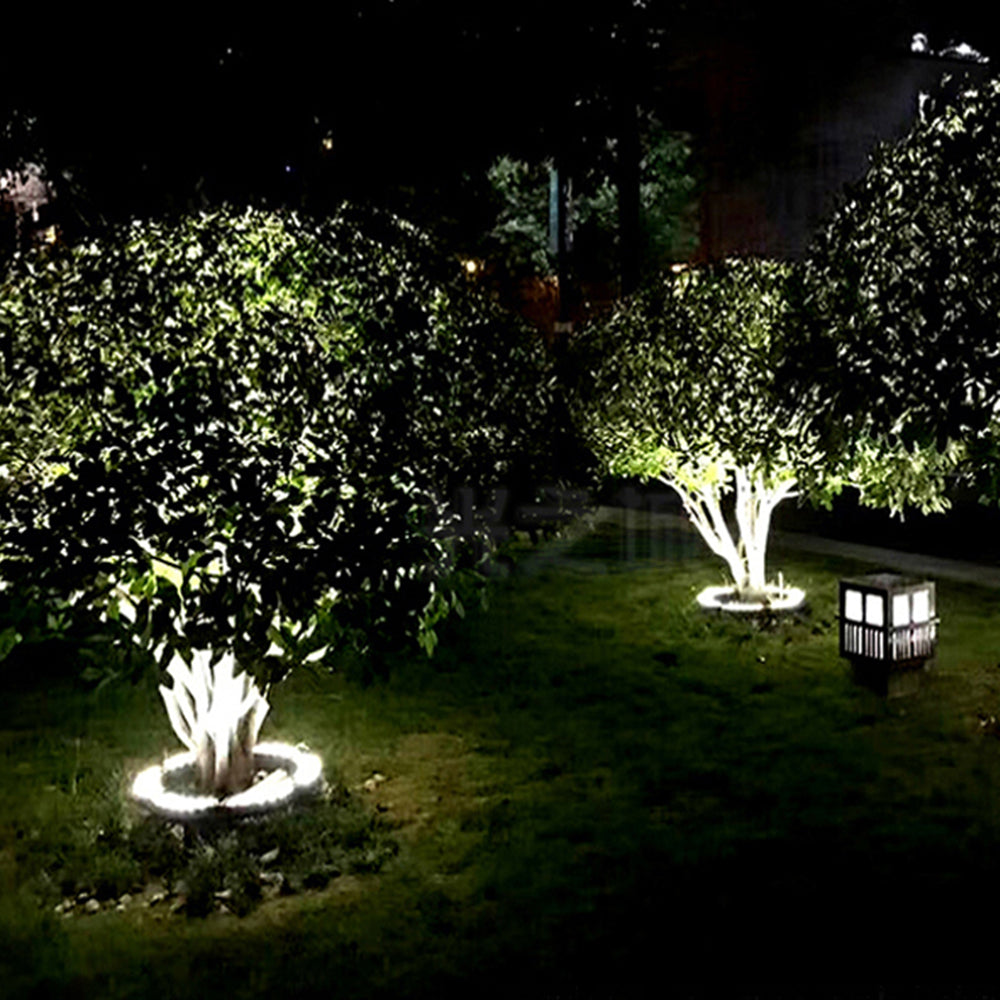Ray Modern Irregular Metal Glass Outdoor Ground Light for Trees - Lamp Outdoor