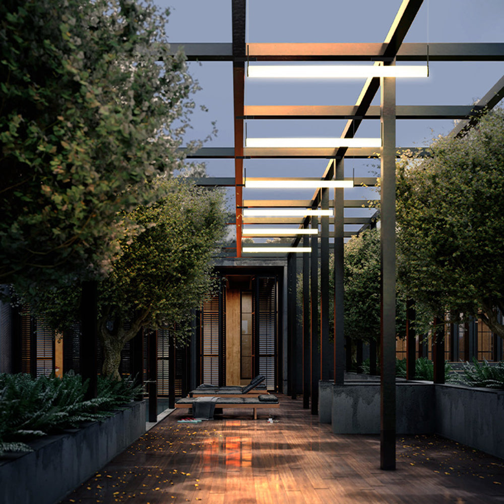 Arisha Modern Cylinder Outdoor Pendant Light - Lamp Outdoor