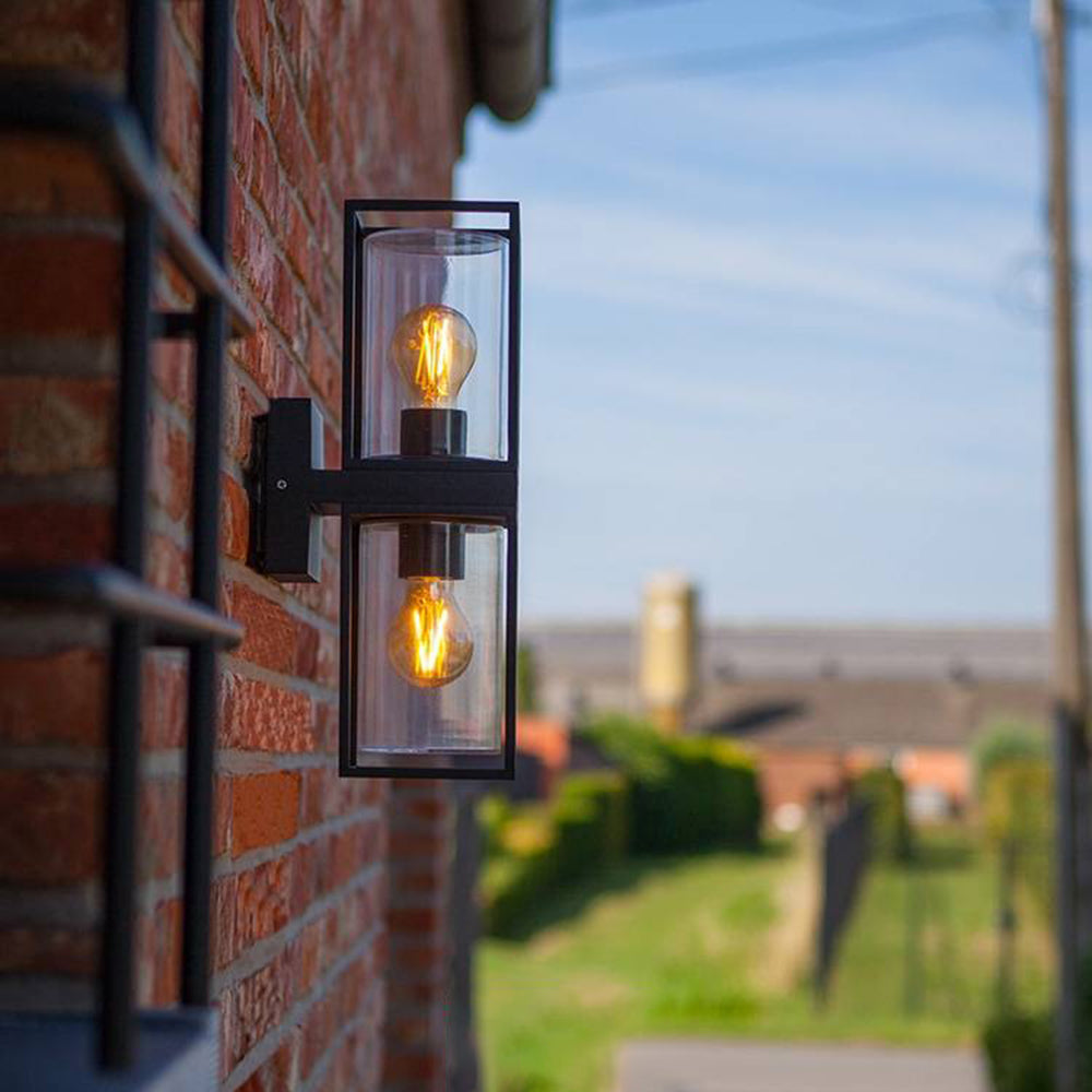 Silva Modern Rectangular Metal Outdoor Wall Lamp - Lamp Outdoor