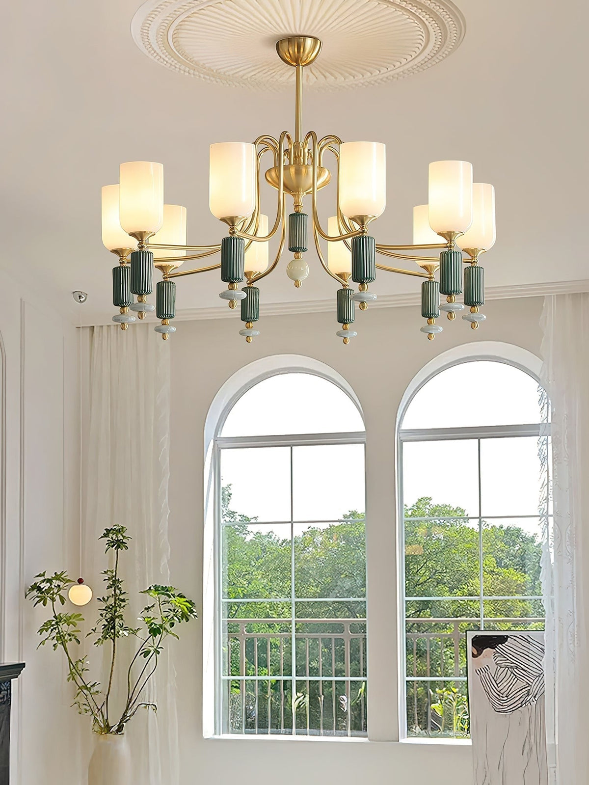 Xorn Ceramic Chandelier