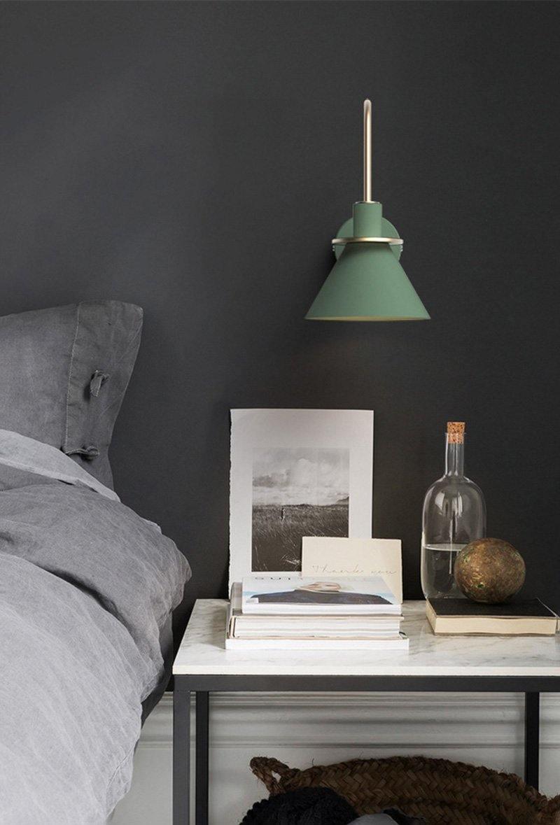 Solerine Wall Lamp Black Gold Minimalist