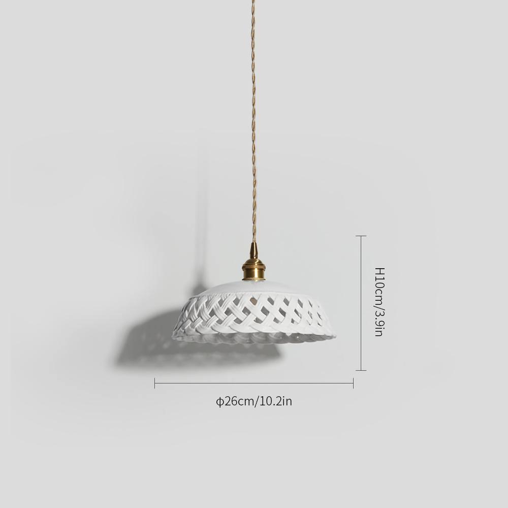 Eliielle Ceramic Cozy Pendant Lamp