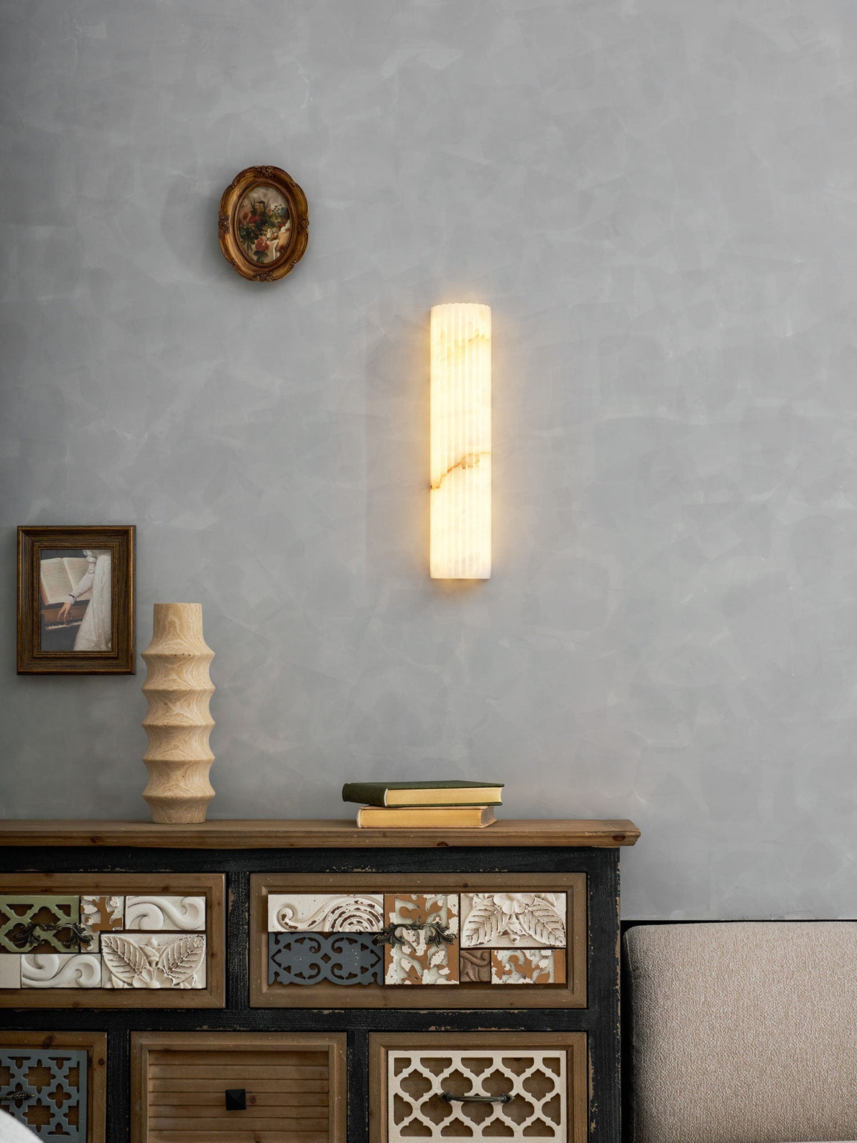 Bikel Alabaster Indoor Wall Light
