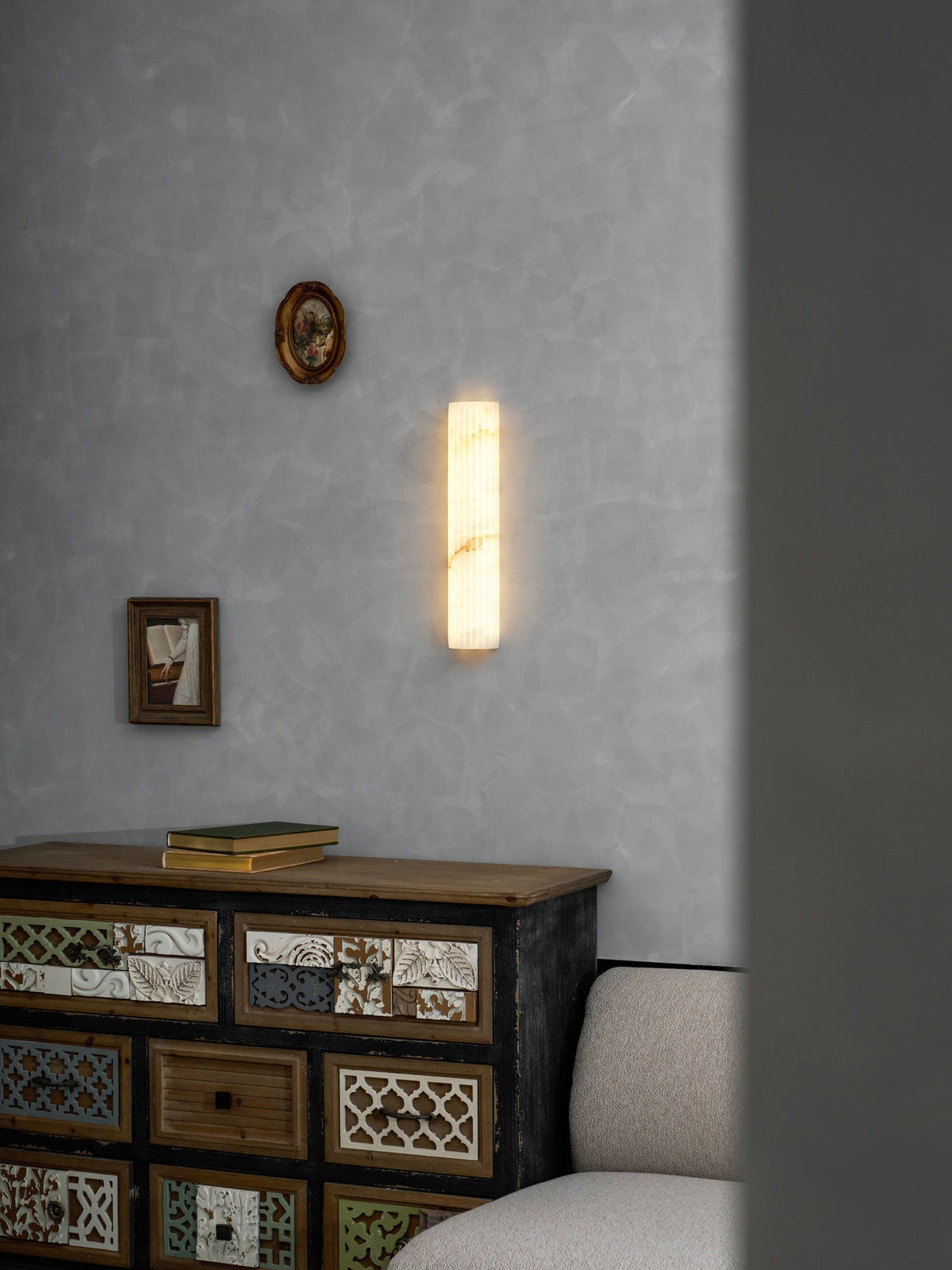 Bikel Alabaster Indoor Wall Light