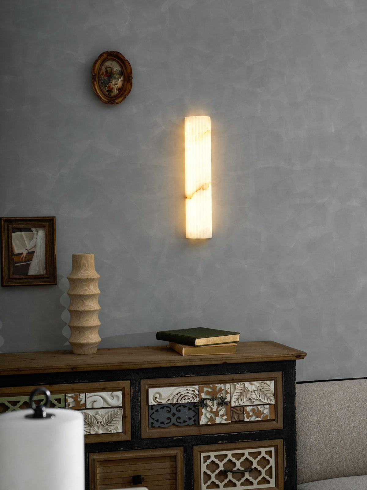 Bikel Alabaster Indoor Wall Light