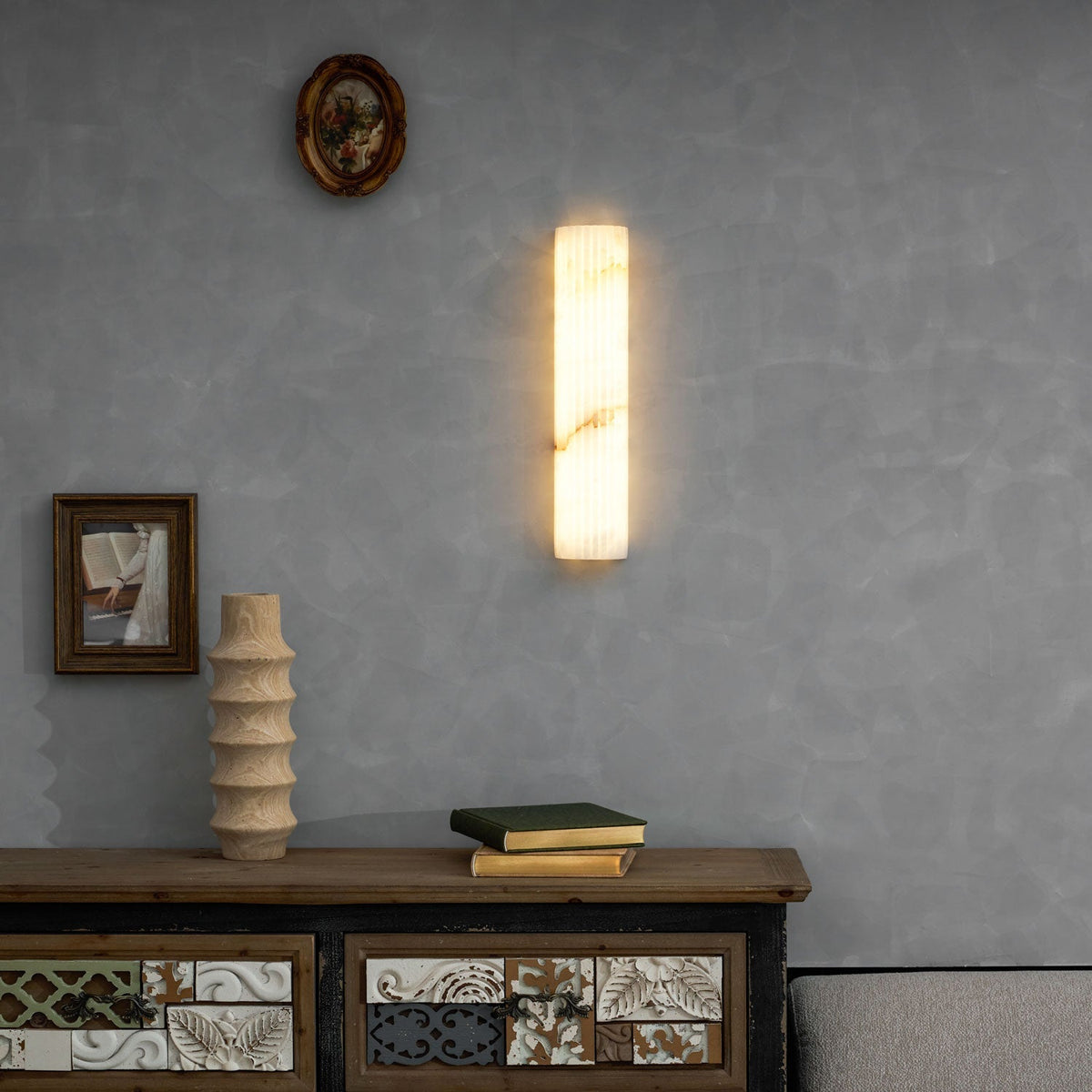 Bikel Alabaster Indoor Wall Light