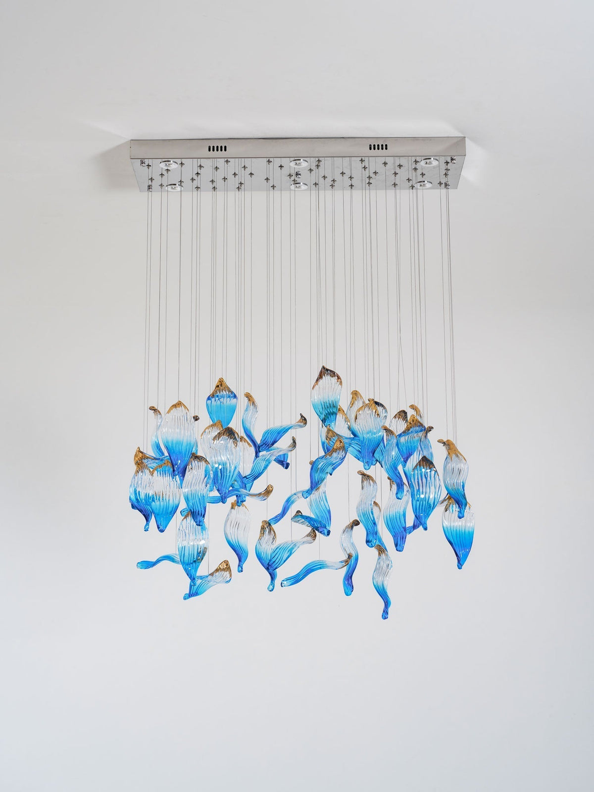 Asteria Wave Blown  Glass Customize Chandelier