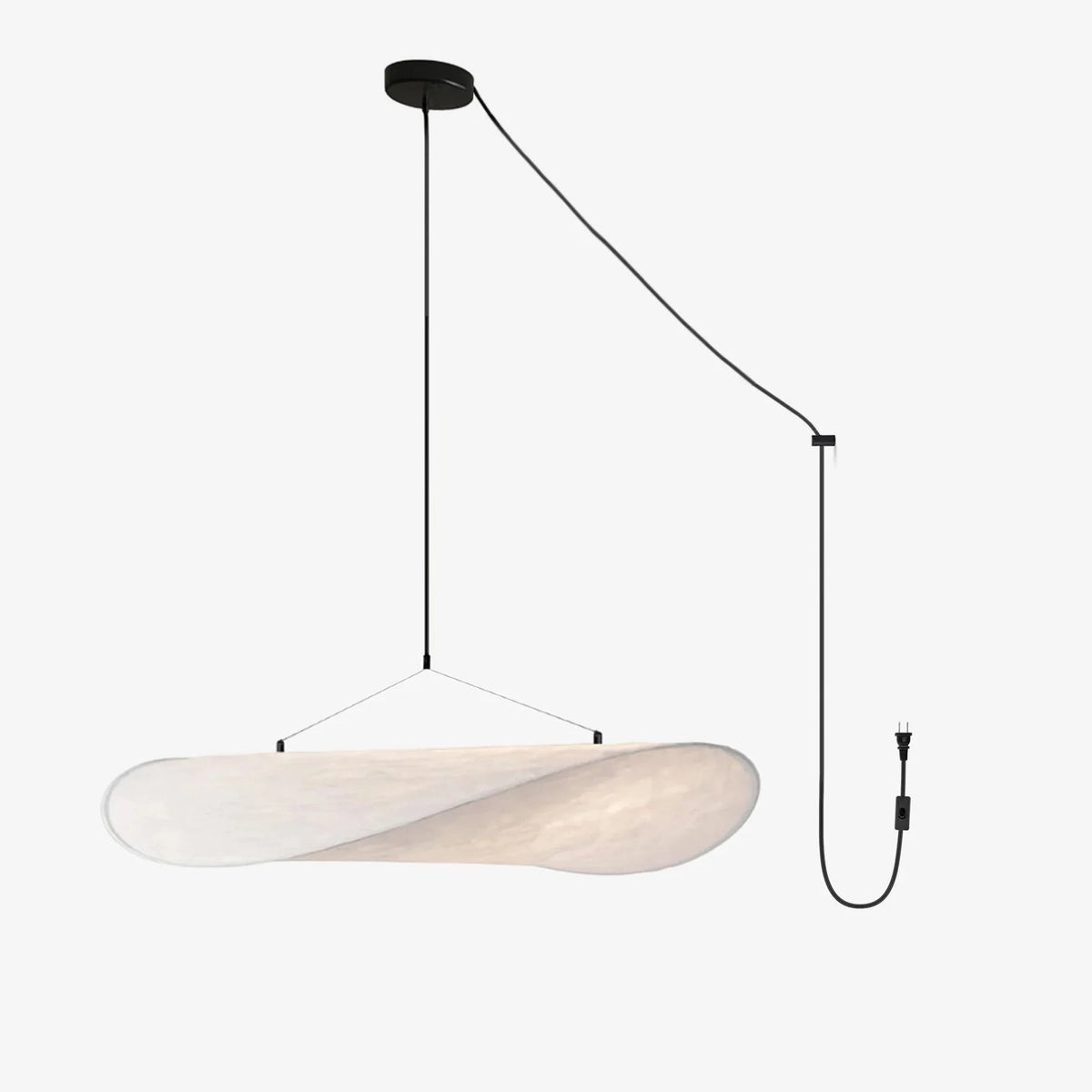 Twist Pendant Contemporary Swag Light