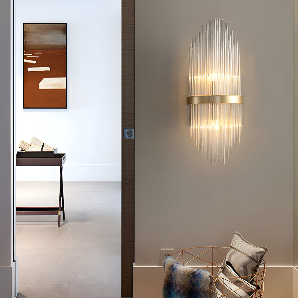 Creative Crystal Warm Light Nordic Wall Lamp Wall Sconce Lighting - Lamp Outdoor