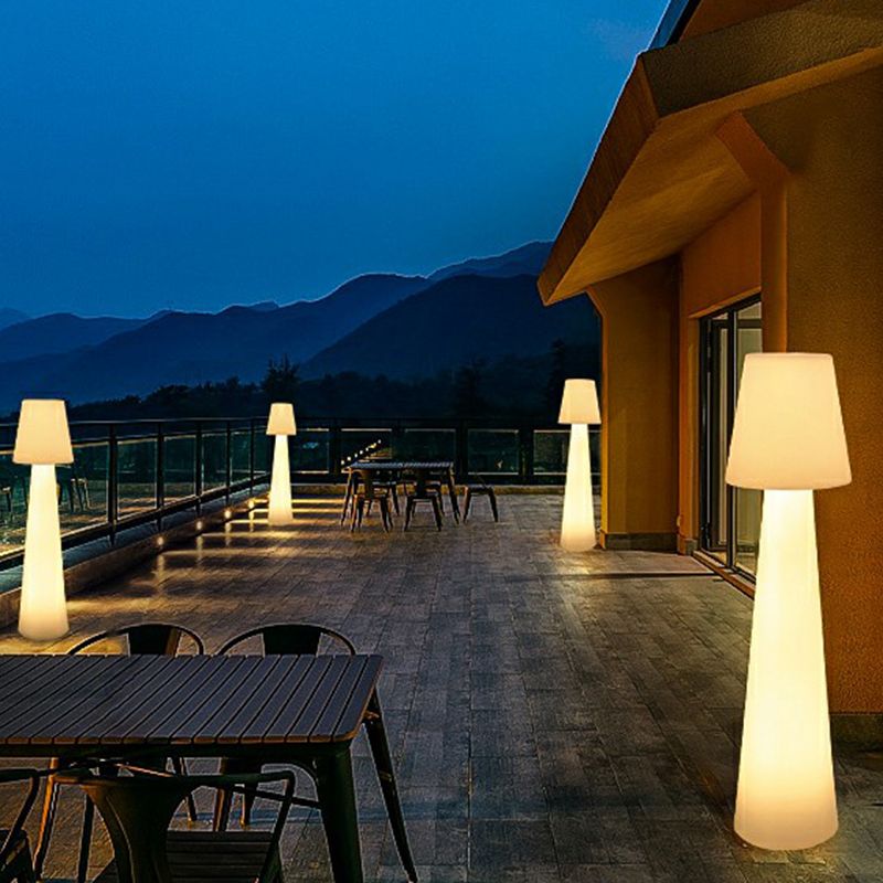 Ray Modern Mushroom Shaped Rechargeable Outdoor Path Light - Lamp Outdoor