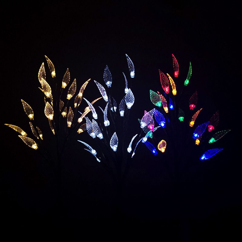 Ray Modern Acrylic Branch Solar Outdoor Bollard Light - Lamp Outdoor