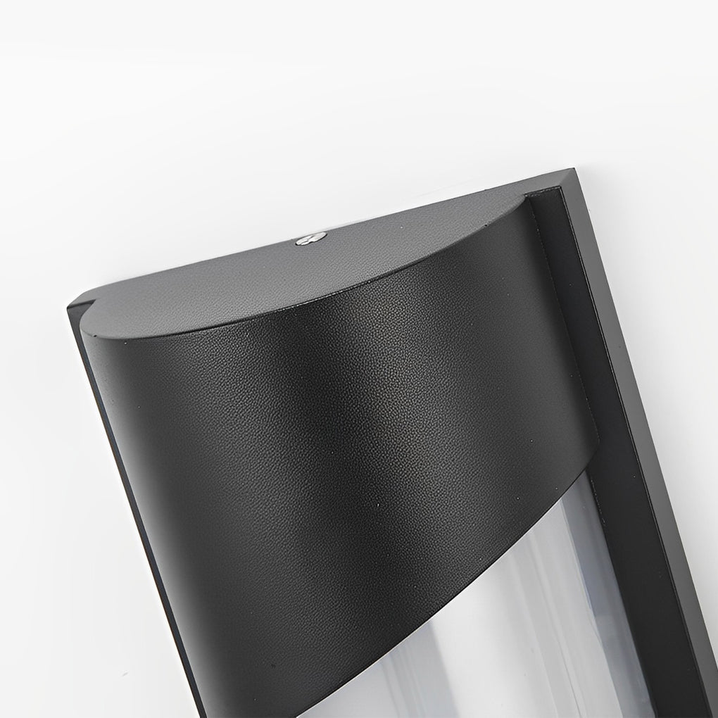 Creative Waterproof LED Black Modern Outdoor Wall Lamp Exterior Lights - Lamp Outdoor