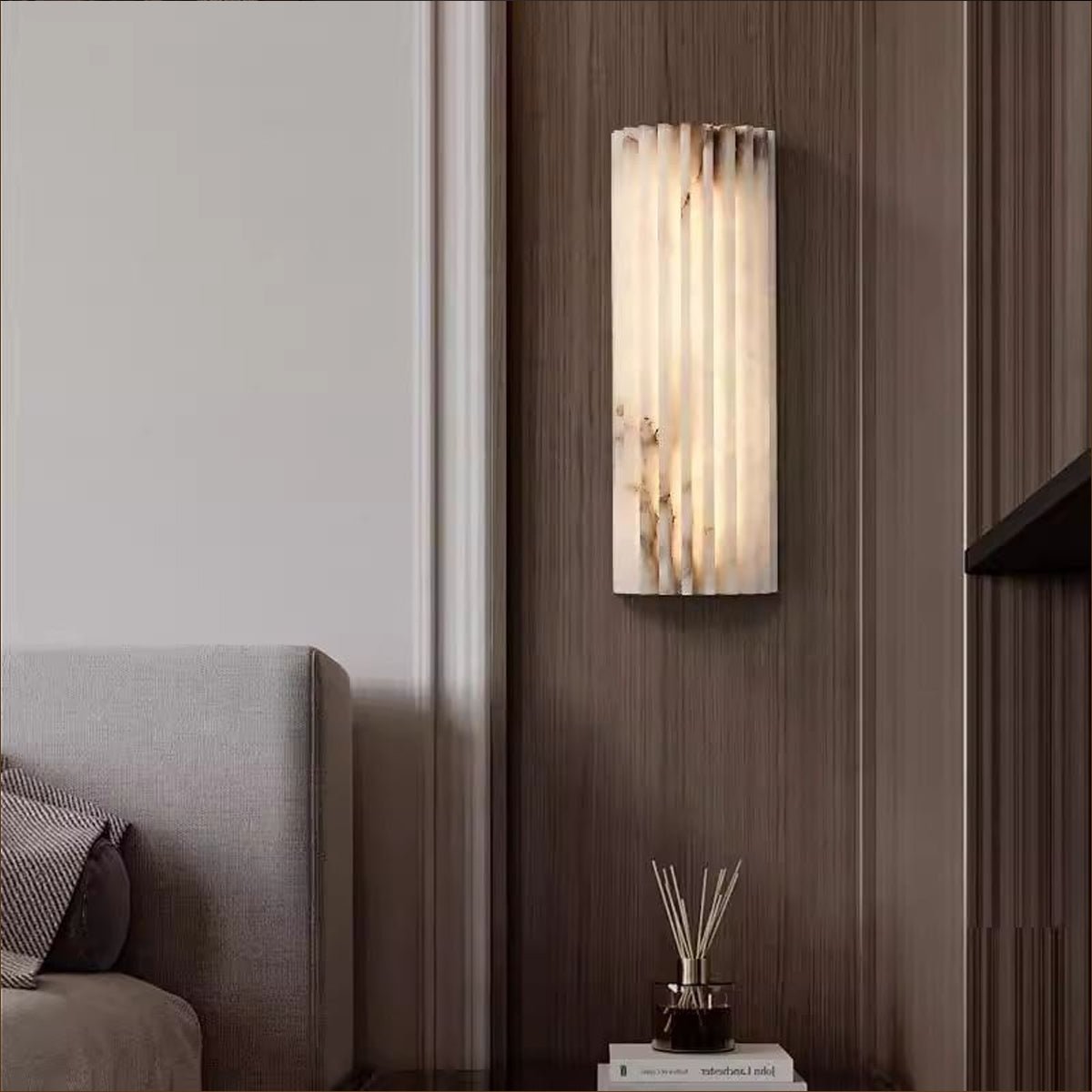 Bikel Alabaster Indoor Wall Light