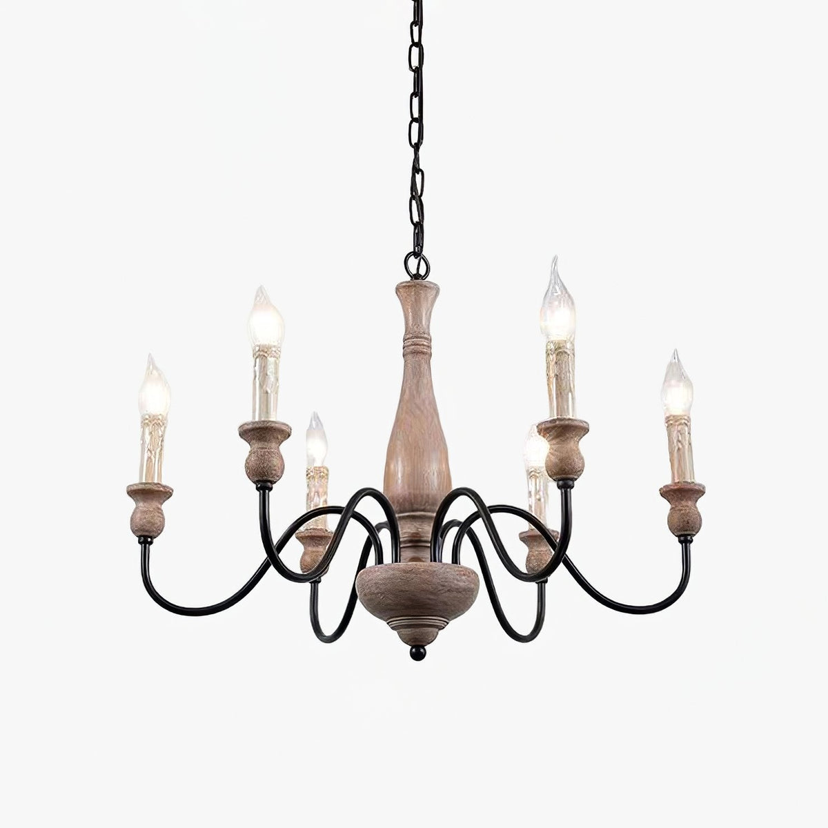 Viraarena Chandelier Farmhouse Rustic