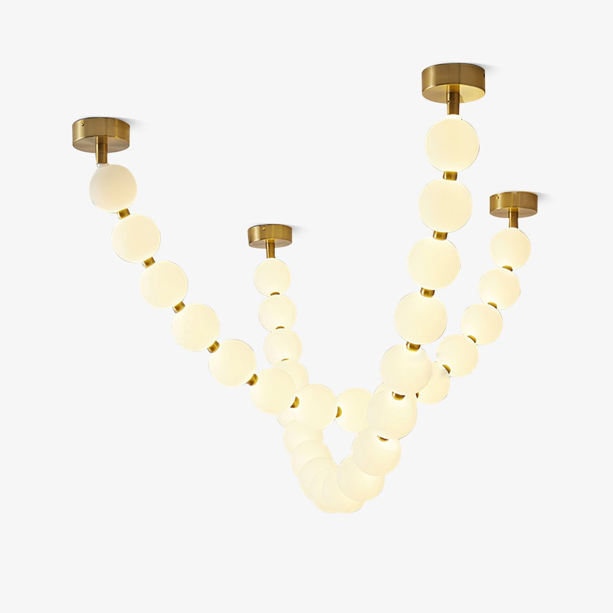 Kanell Brass Sputnik Chandelier