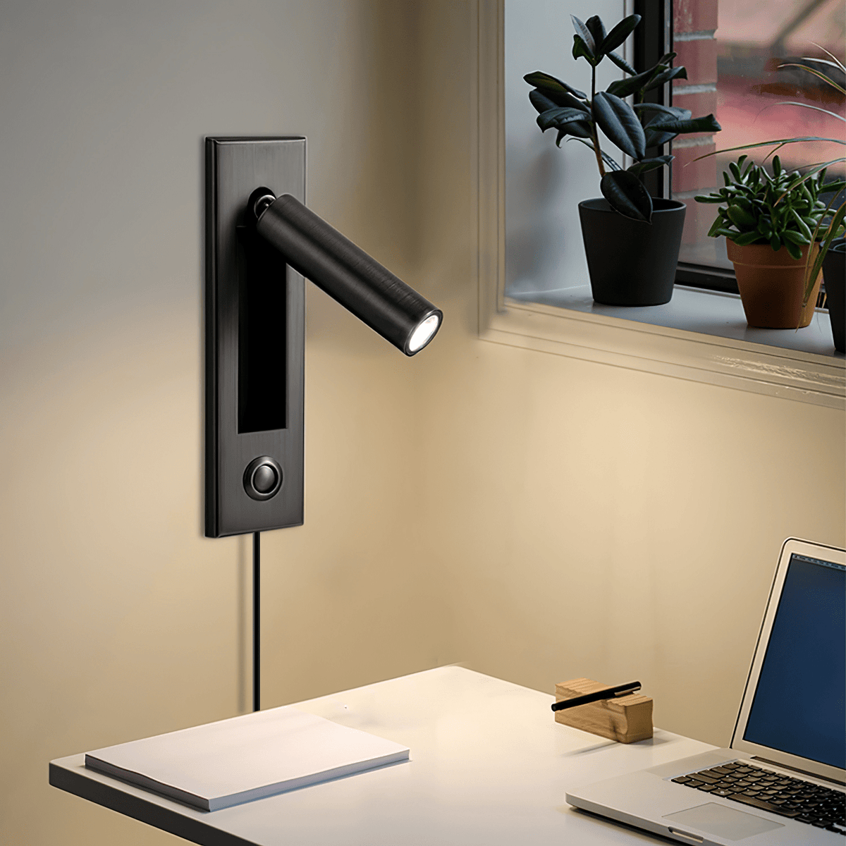 Eurvaran Embedded Bedside Plug-in Sconce Wall lamp