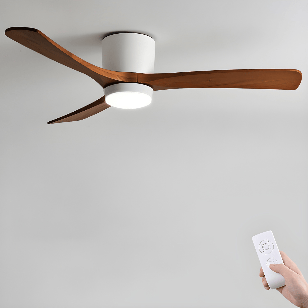 Kozia Wooden Ceiling Fan Light