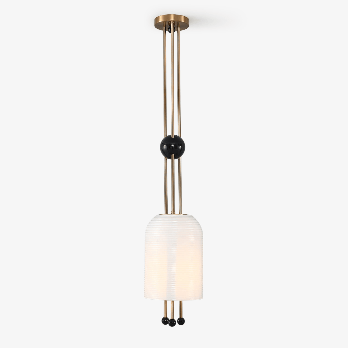 Qir Traditional Elegance Glass Pendant Light