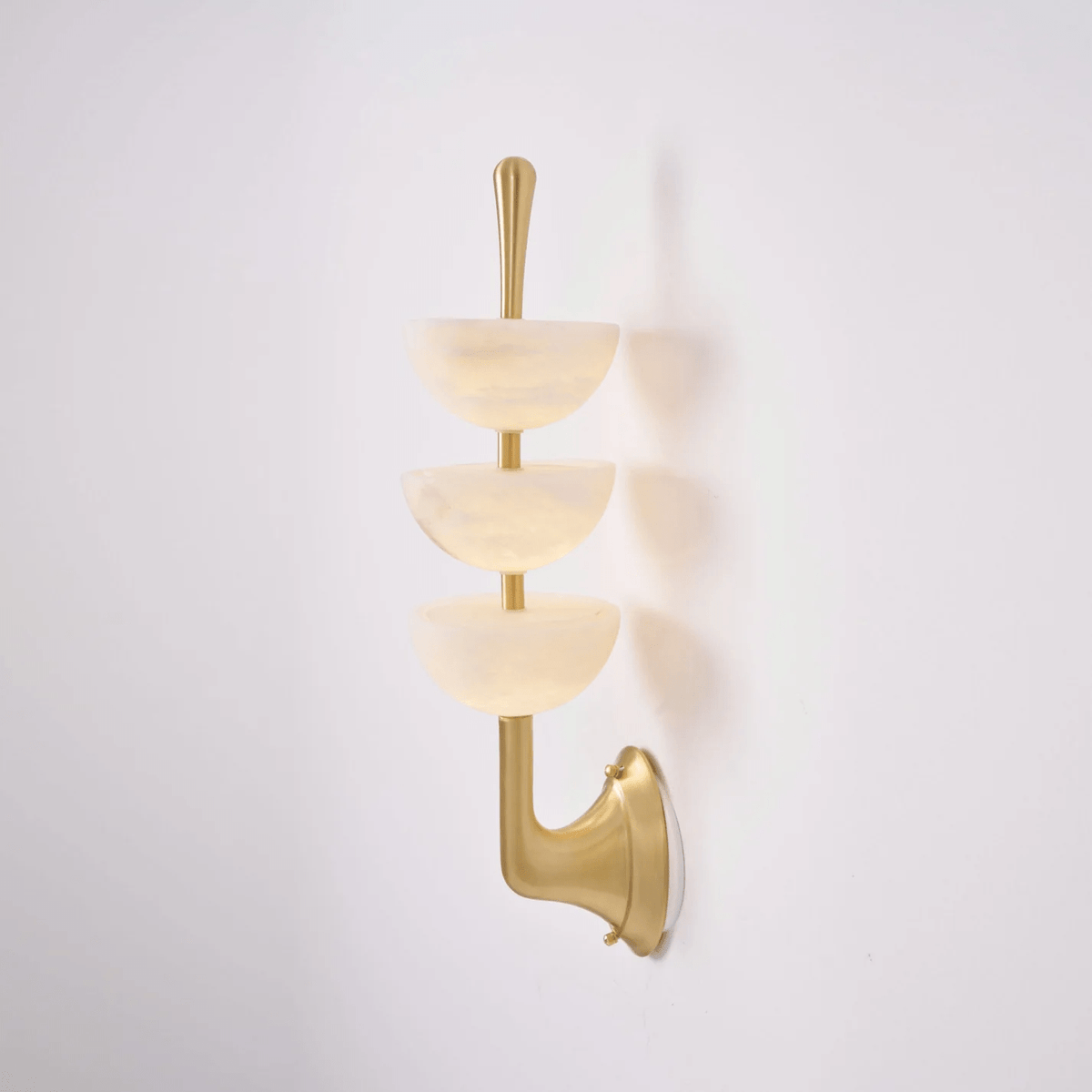 Pamio Triple Alabaster Indoor Wall Light