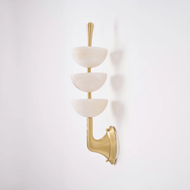 Pamio Triple Alabaster Indoor Wall Light
