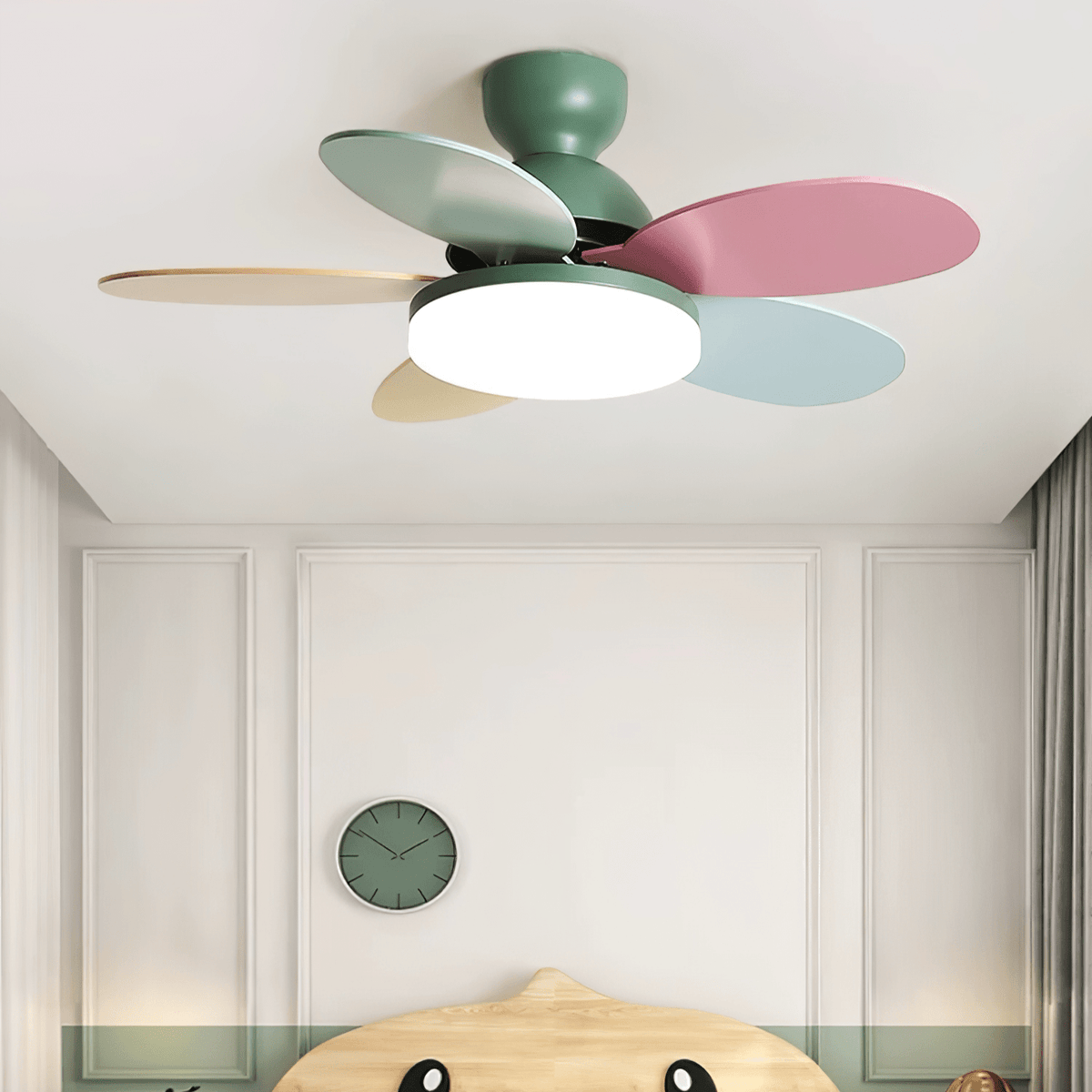 Hoda Wood Ceiling Fan Light