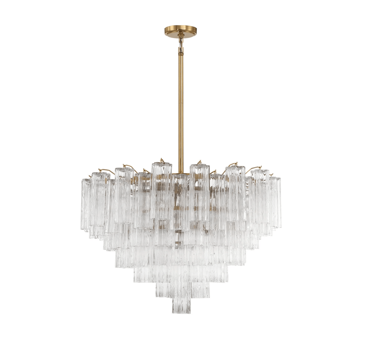 Bop Chandelier Virella Murano Glass Tube Luxury