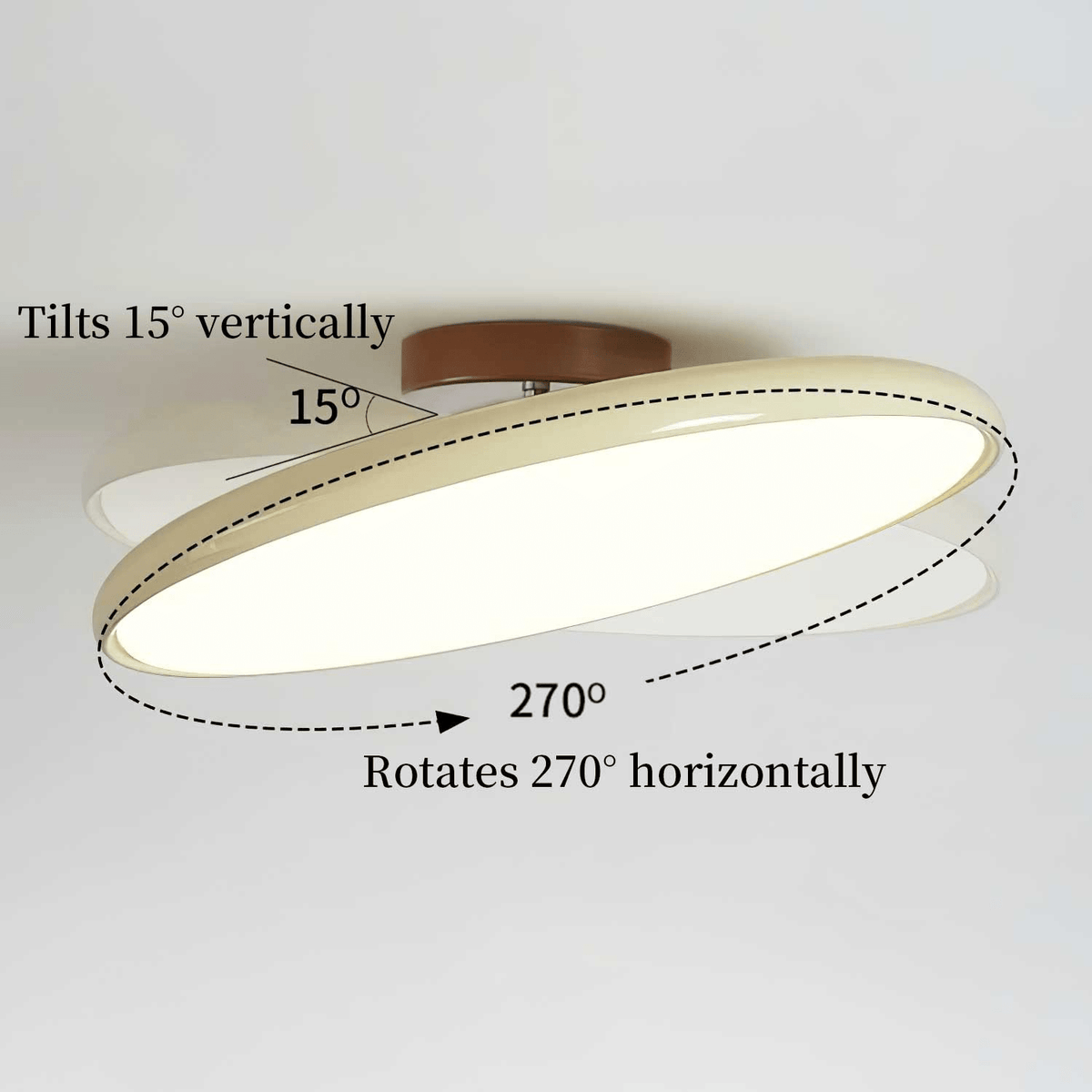 Marius Ceiling Light Drift Adjustable Round