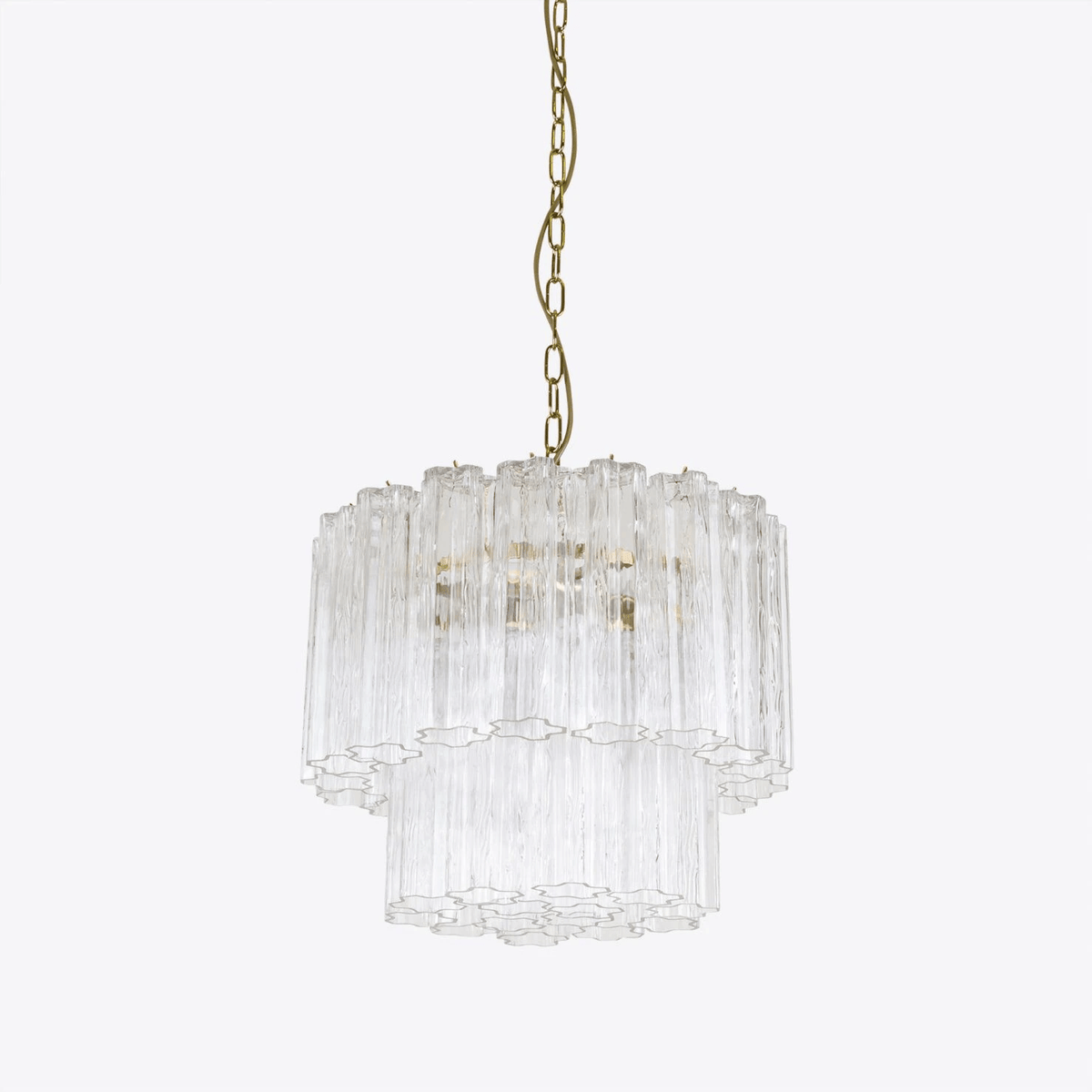 Aelox Chandelier Small Treviso Murano Glass Tube