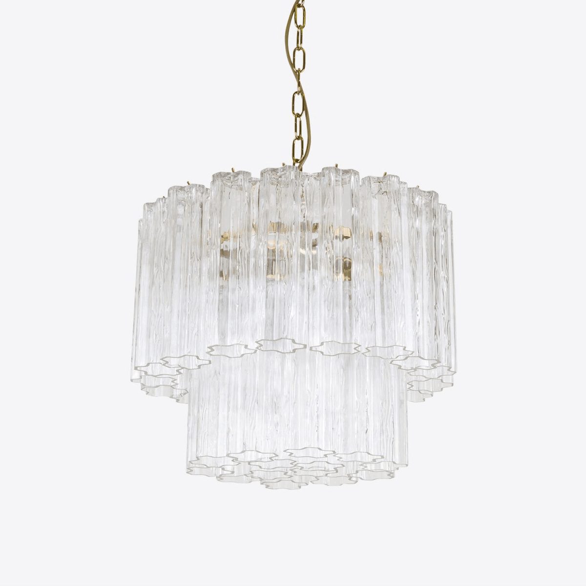 Aelox Chandelier Small Treviso Murano Glass Tube