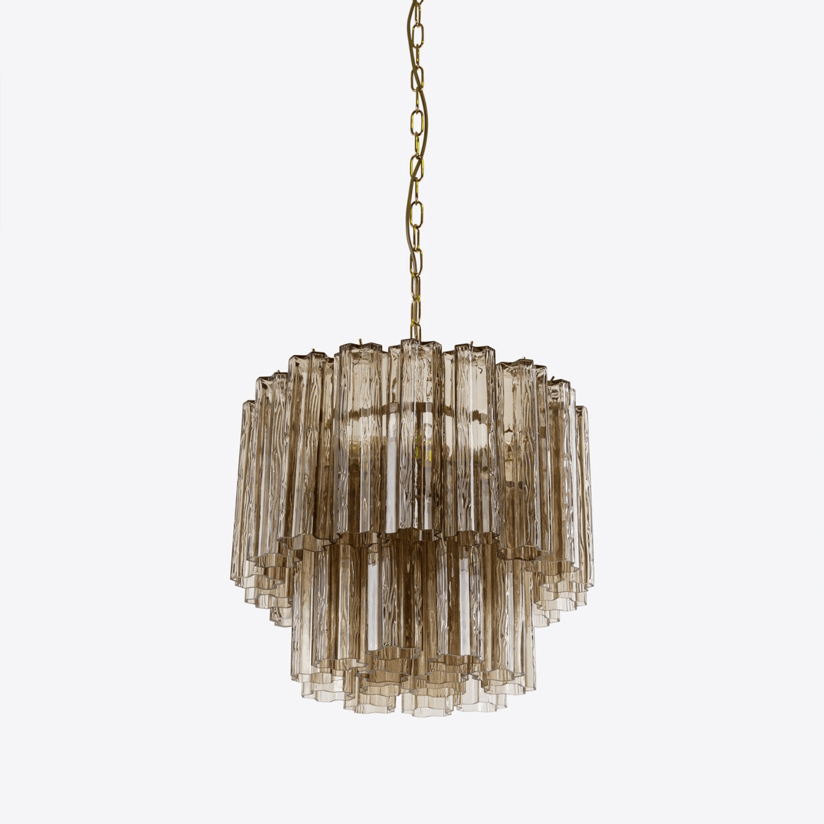 Aelox Chandelier Small Treviso Murano Glass Tube