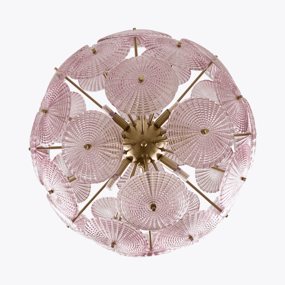 Celararia Chandelier Sputnik Dandelion Burst Glass