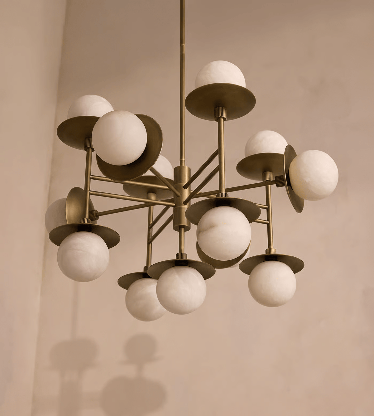 Oshayra Sputnik Alabaster Chandelier