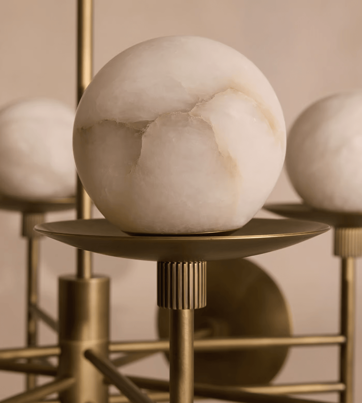 Oshayra Sputnik Alabaster Chandelier